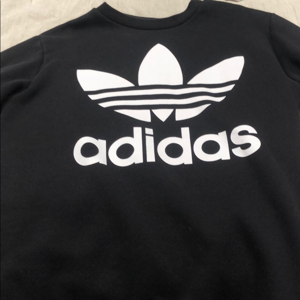 black womens adidas sweatshirt